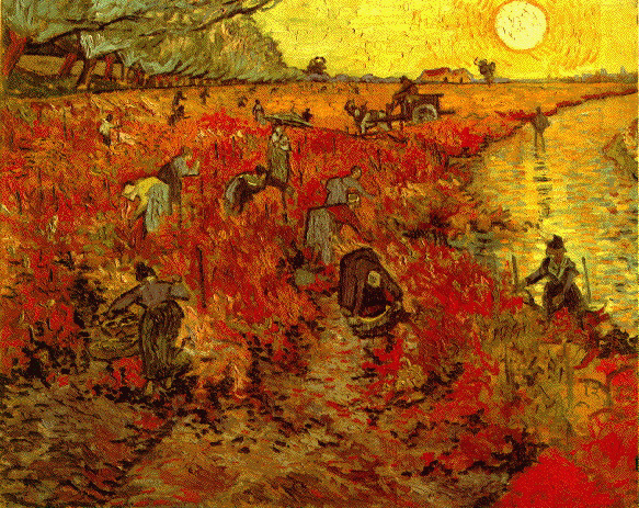 the red vineyard